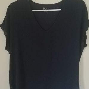 Navy shirt, size MP, from LOFT